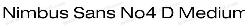 Nimbus Sans No4 D Medium字体转换